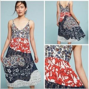 Anthropologie Maeve Isa Midi Dress, size 14